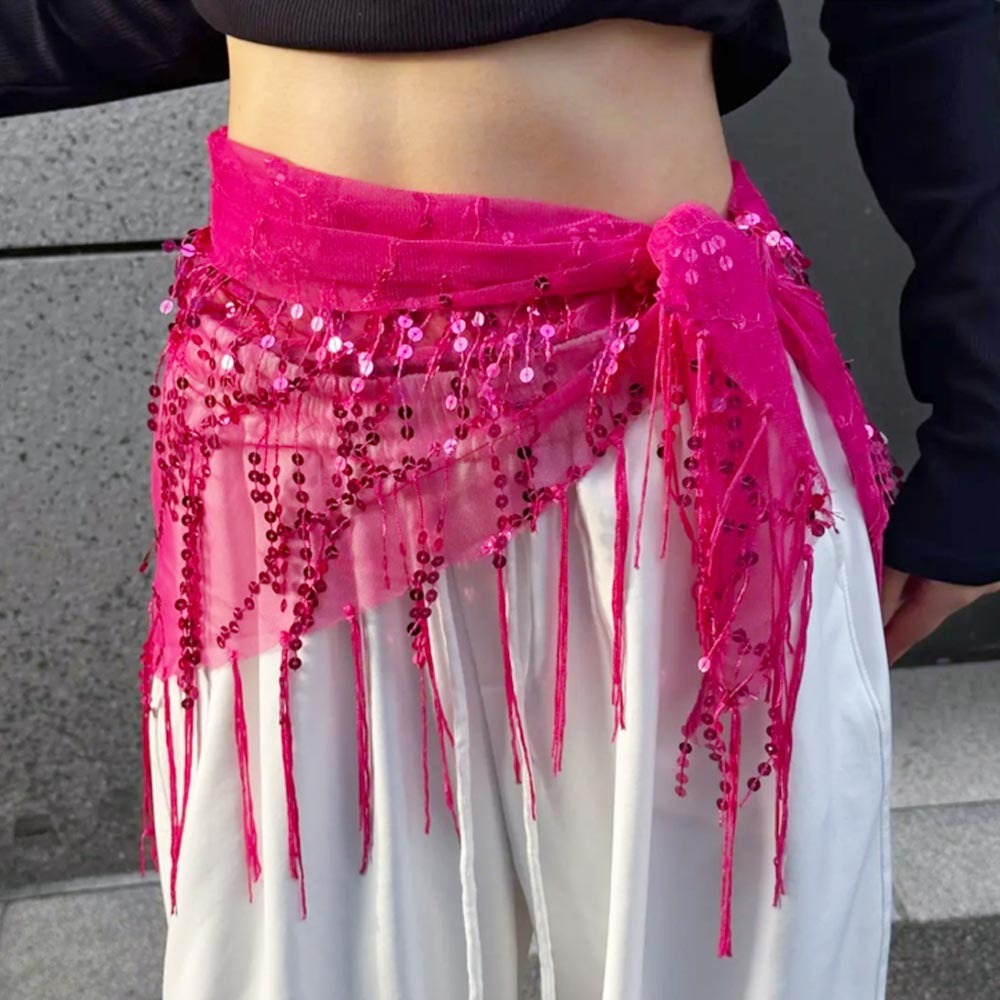 Street Fashion India - Fashion Sequins Belly Dance Belt Jazz
