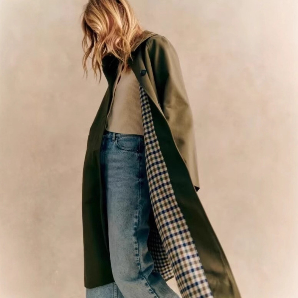 Women's Fashion Long Trench Co - Street Fashion England ulasan dan harga