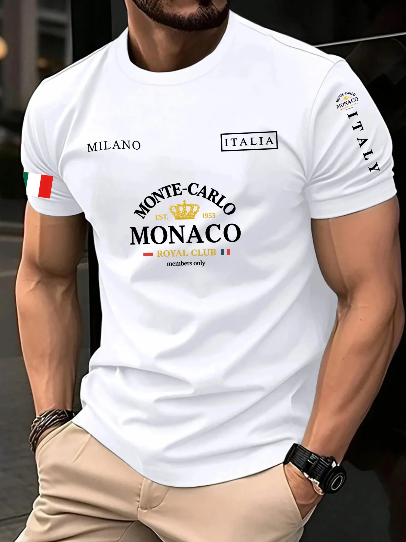Best-selling Monaco Letter 3D  - Street Fashion Monaco ulasan dan harga