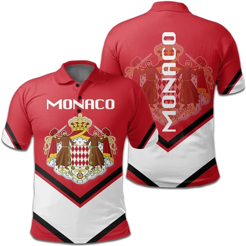 Fashion 3d Print Monaco Flag P - Street Fashion Monaco ulasan dan harga