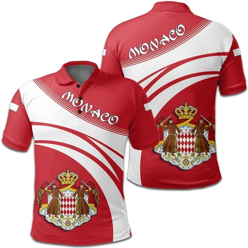 Fashion 3d Print Monaco Flag P - Street Fashion Monaco ulasan dan harga