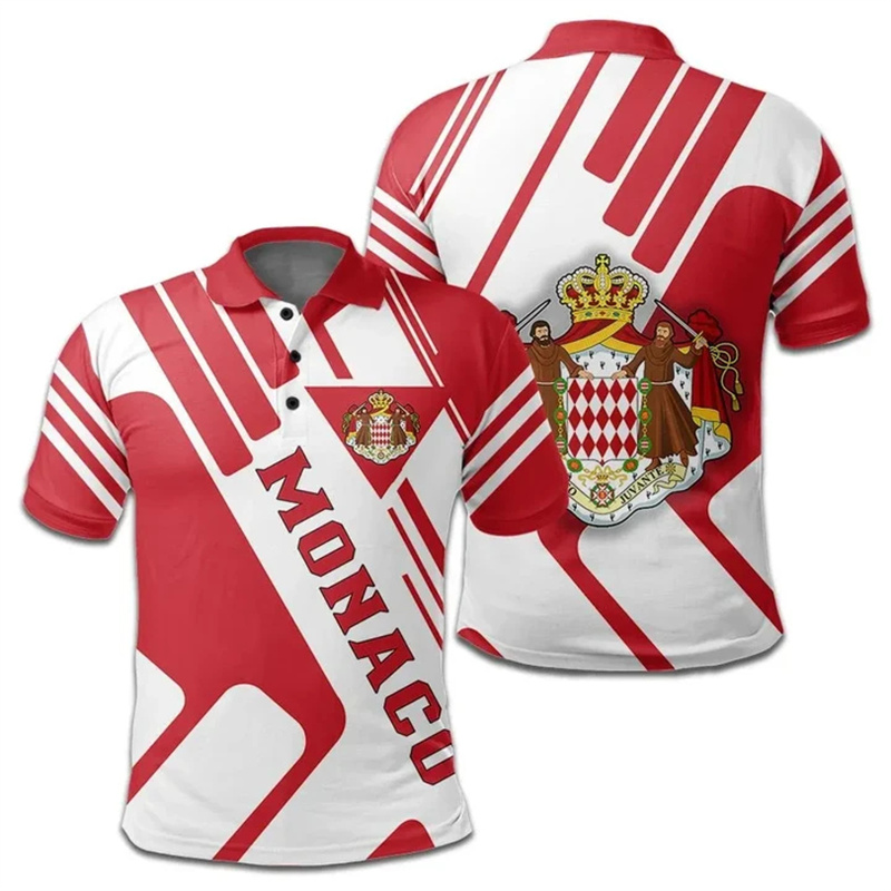 Fashion 3d Print Monaco Flag P - Street Fashion Monaco ulasan dan harga