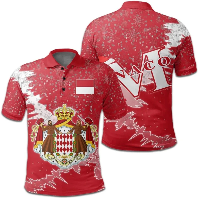 Fashion 3d Print Monaco Flag P - Street Fashion Monaco ulasan dan harga