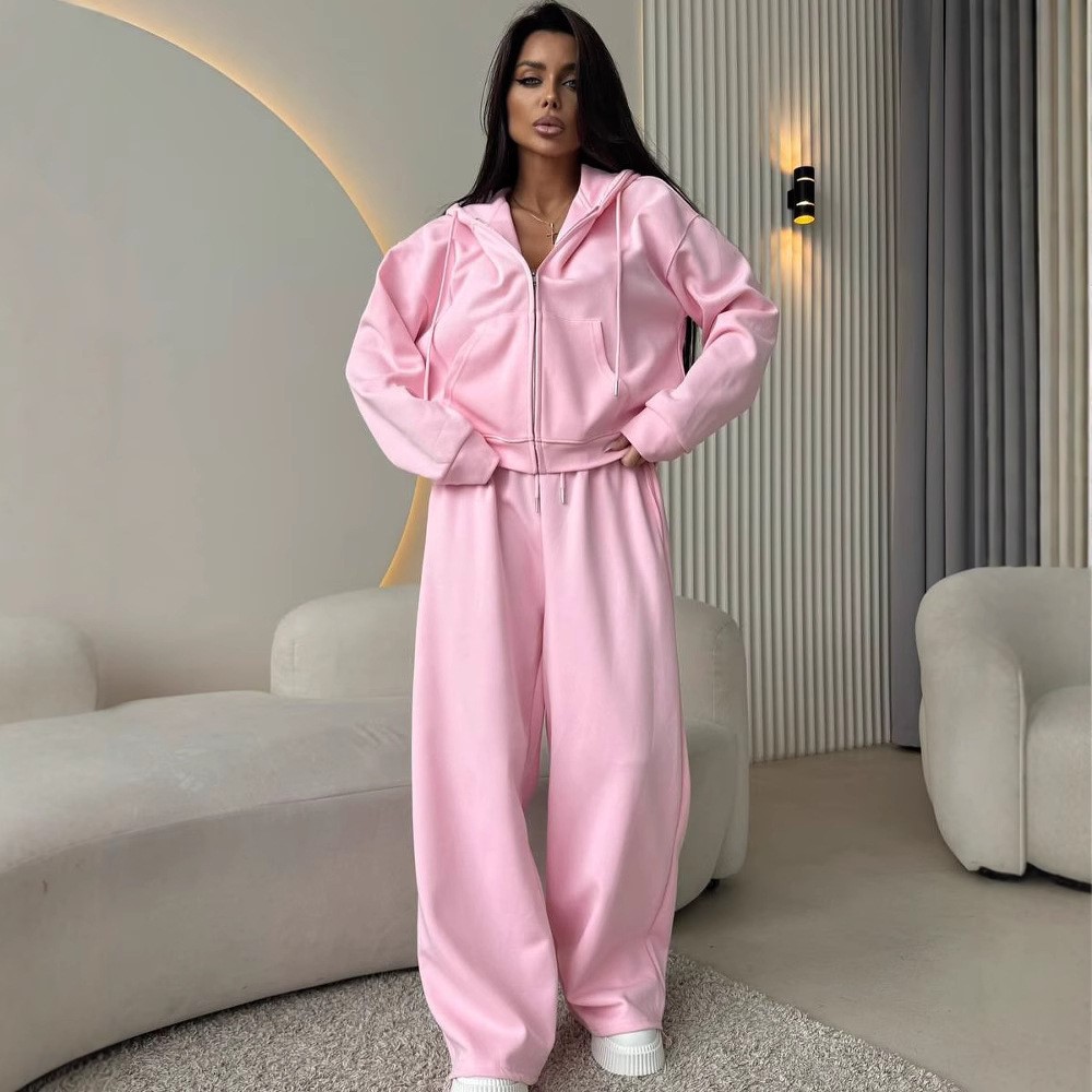 Women's Sports Suit Hooded Swe - Street Fashion Outfit For Men ulasan dan harga