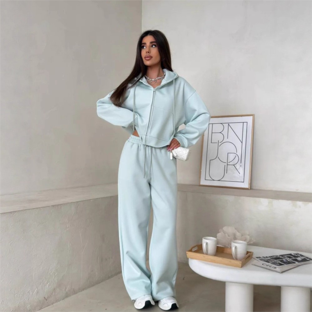 Women's Sports Suit Hooded Swe - Street Fashion Outfit For Men ulasan dan harga