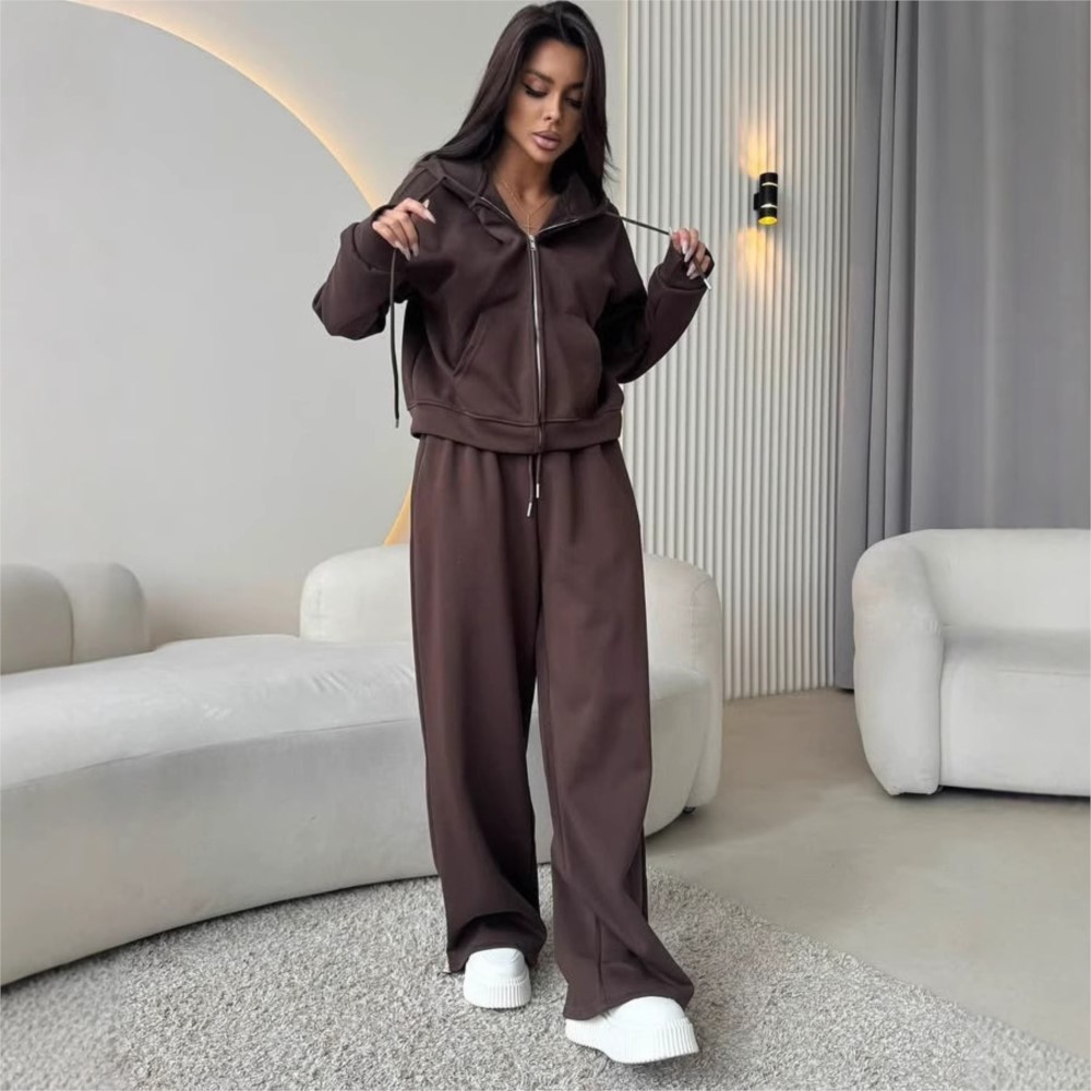 Women's Sports Suit Hooded Swe - Street Fashion Outfit For Men ulasan dan harga