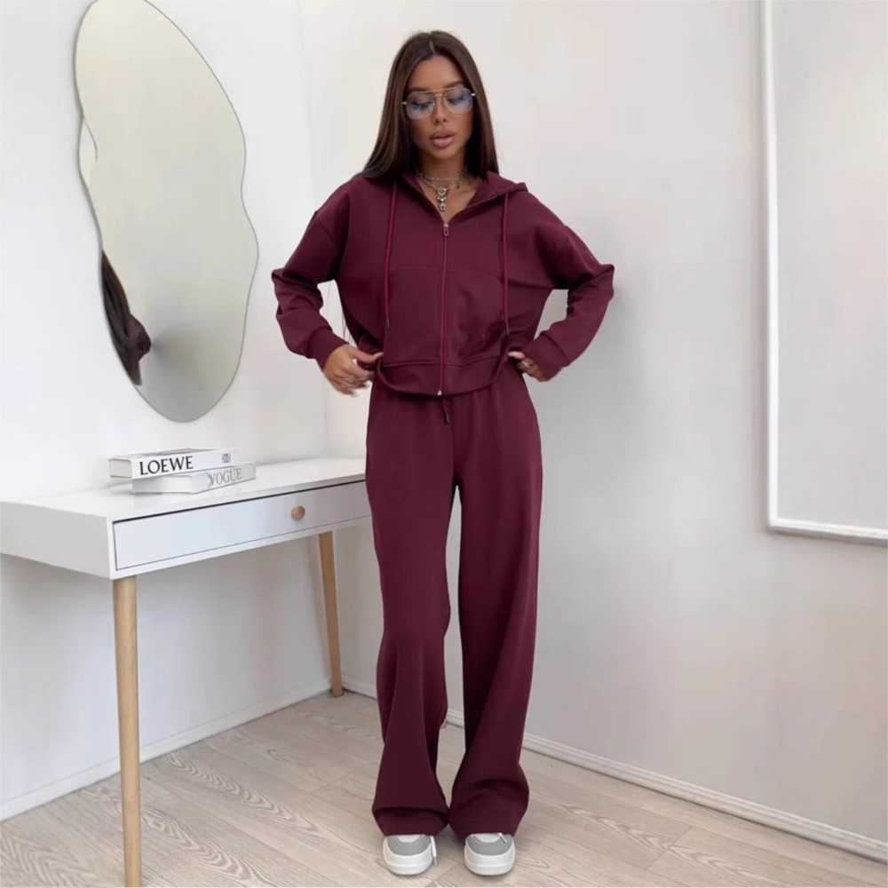 Women's Sports Suit Hooded Swe - Street Fashion Outfit For Men ulasan dan harga