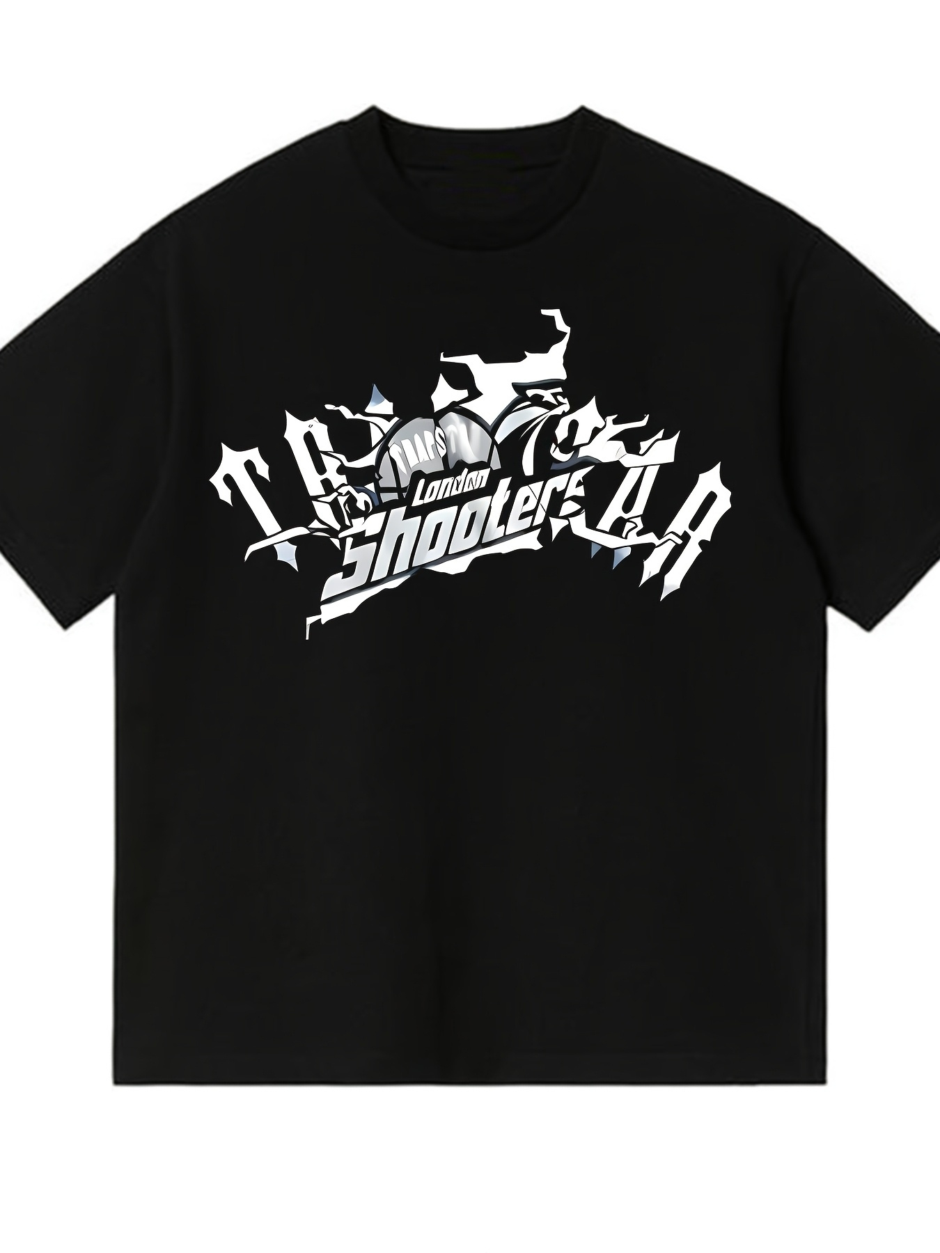 2026 New Black Cotton T-shirt  - Street Fashion London ulasan dan harga