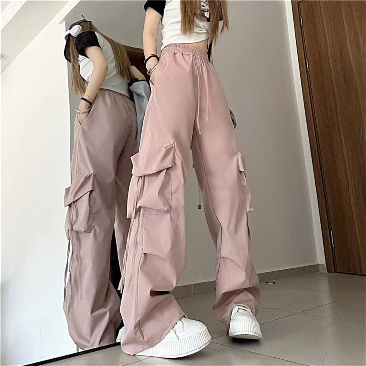 Oversized Pocket High Street P - Street Fashion England ulasan dan harga