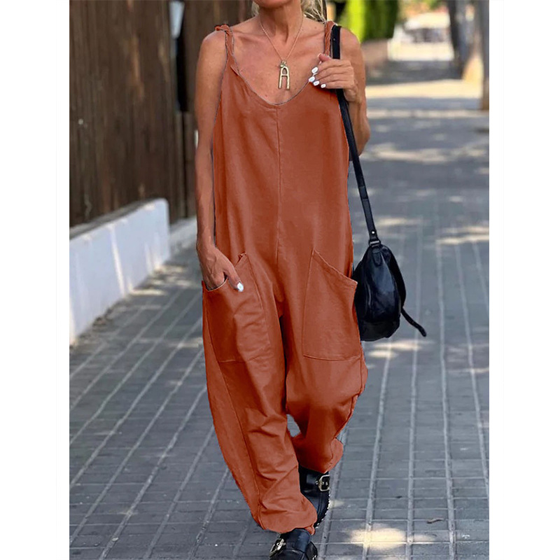 Jumpsuit Women's Solid Color L - Street Fashion England ulasan dan harga