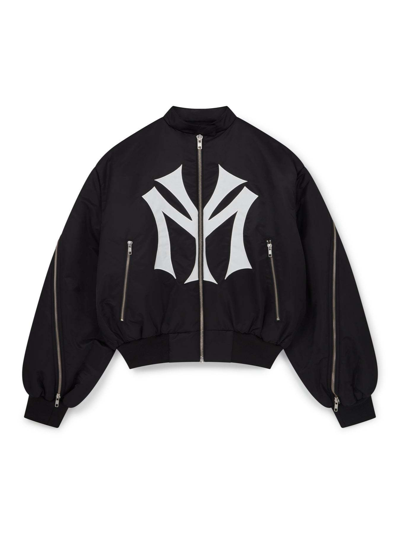 Cropped Bomber Jacket Oversize - Street Fashion Outfit For Men ulasan dan harga