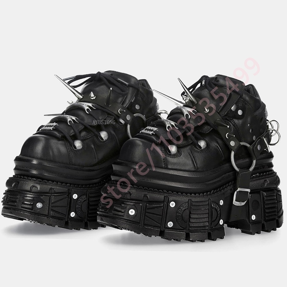 2026 New Black Gothic Punk Pla - Street Fashion Y2K ulasan dan harga