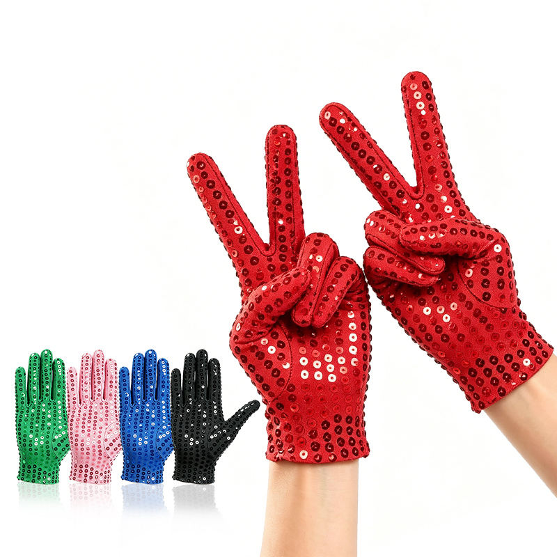Festival Sequin Gloves for Men - Street Fashion Gloves ulasan dan harga