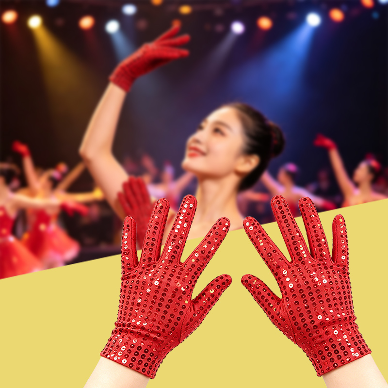 Festival Sequin Gloves for Men - Street Fashion Gloves ulasan dan harga