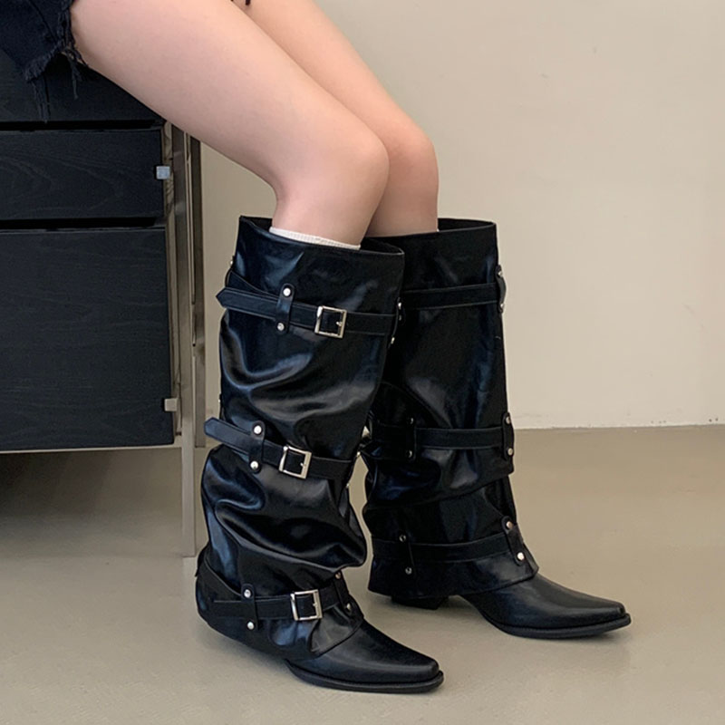 Black New Autumn Winter Narrow - Street Fashion Ladies ulasan dan harga