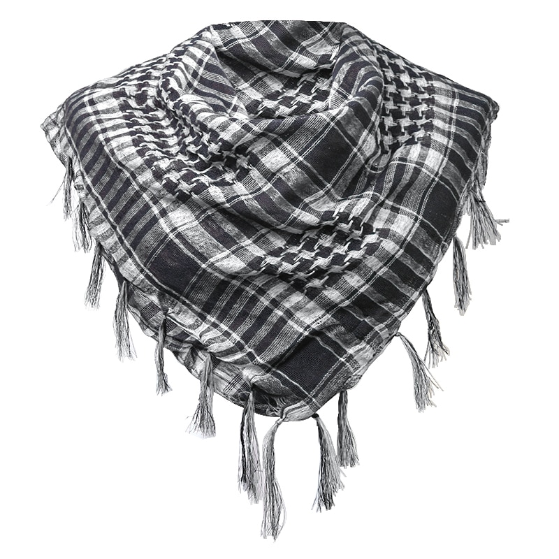 Houndstooth Scarf Plaid Hijab  - Street Fashion Gloves ulasan dan harga