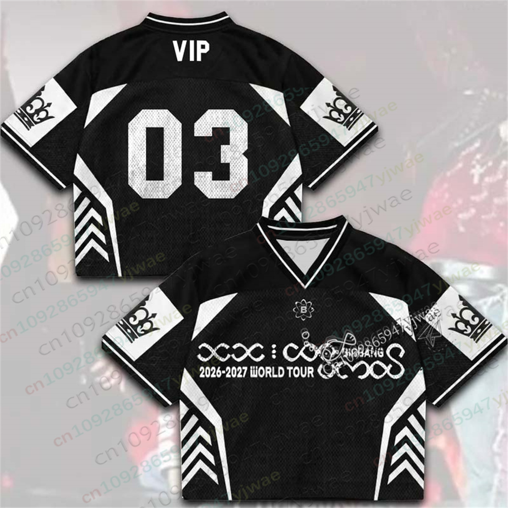 KPOP-Cosmos Piano Mesh Jersey  - Street Fashion Outfit For Men ulasan dan harga