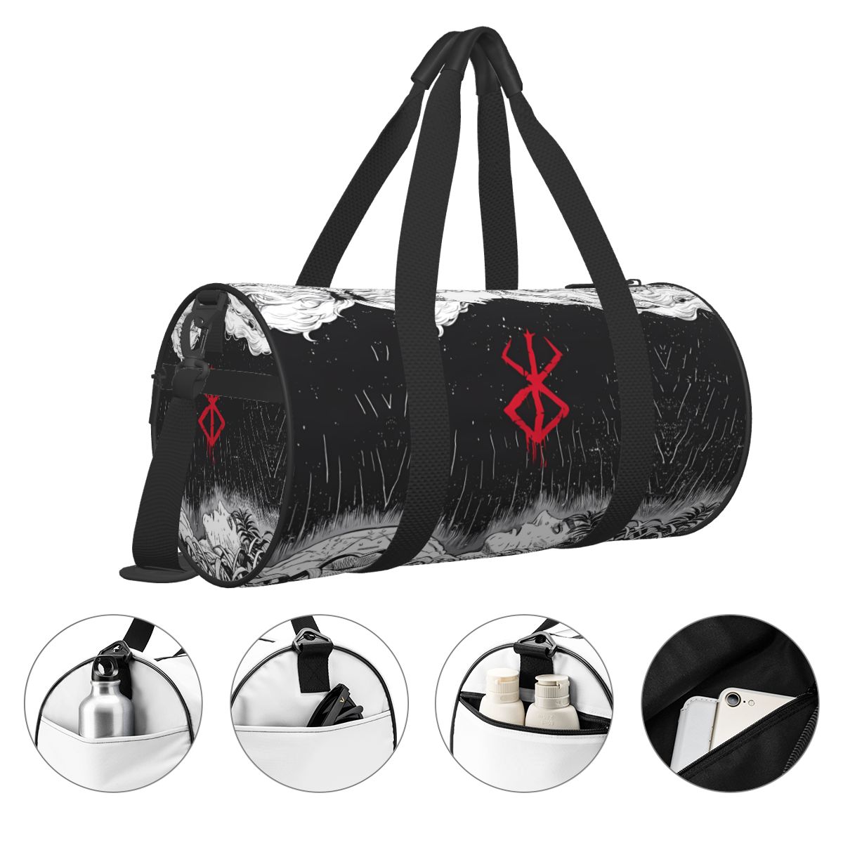Japan Anime Bereserk Gym Bag F - Street Fashion Couple ulasan dan harga