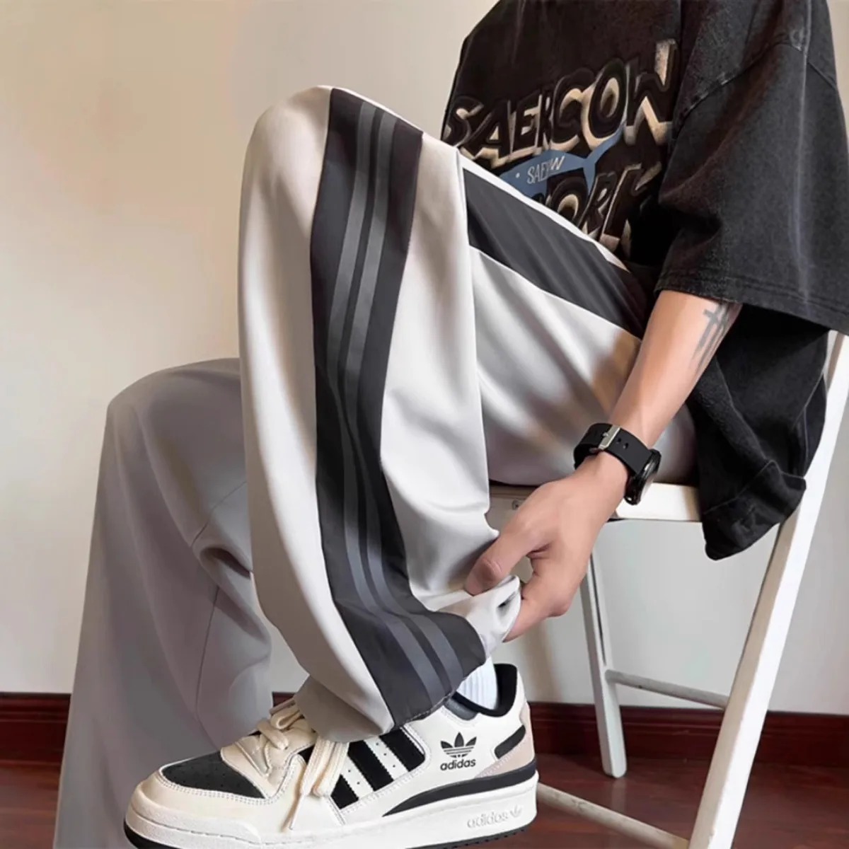 High Street Casual Pants Men W - Street Fashion Couple ulasan dan harga