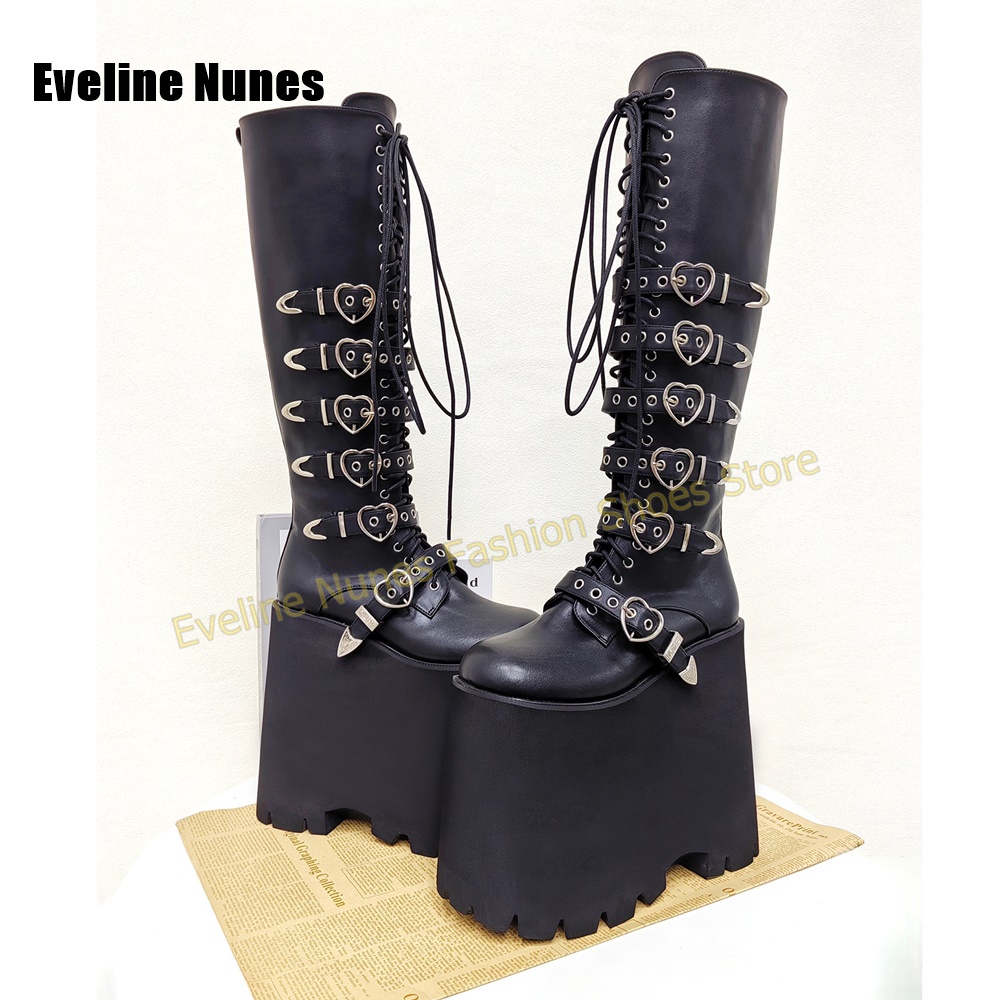 Y2K Gothic Lolita Tall Platfor - Street Fashion Y2K ulasan dan harga