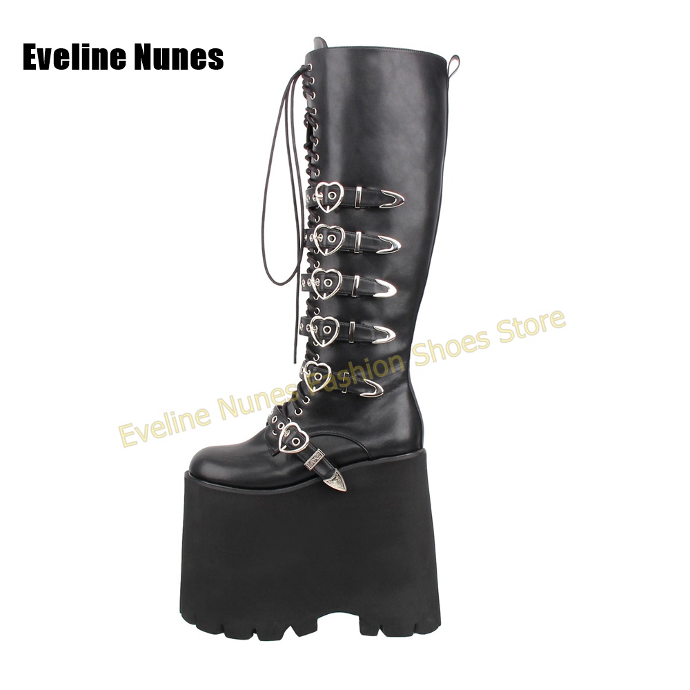 Y2K Gothic Lolita Tall Platfor - Street Fashion Y2K ulasan dan harga