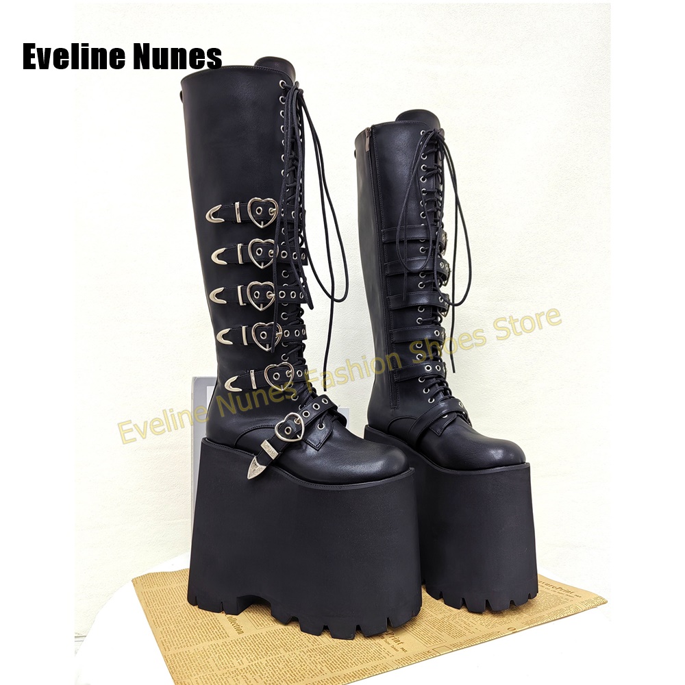 Y2K Gothic Lolita Tall Platfor - Street Fashion Y2K ulasan dan harga