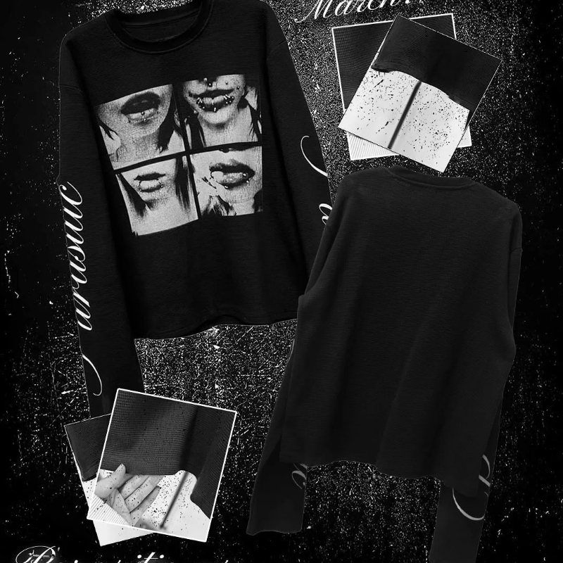2000s Punk Retro Hip Hop Stree - Street Fashion Couple ulasan dan harga