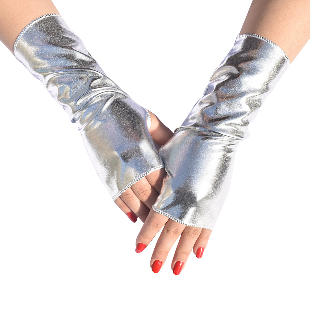 1Pair Women's Faux Patent Leat - Street Fashion Gloves ulasan dan harga