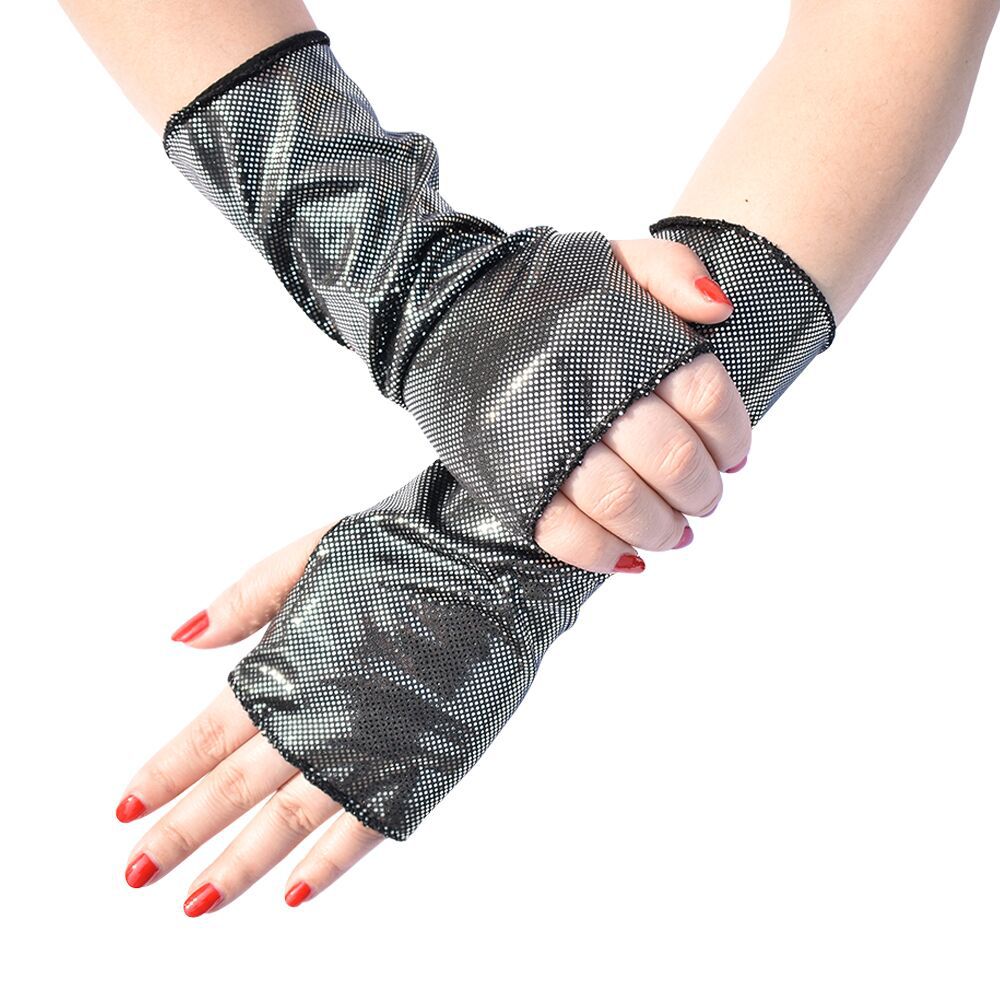 1Pair Women's Faux Patent Leat - Street Fashion Gloves ulasan dan harga
