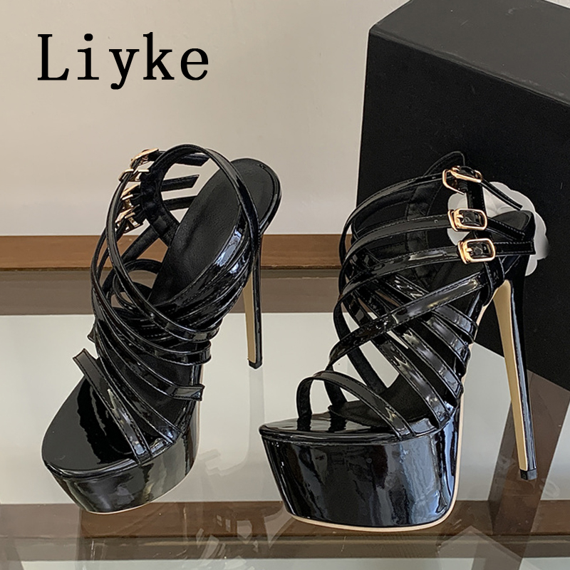 Liyke Summer 17CM Super High H - Street Fashion Ladies ulasan dan harga