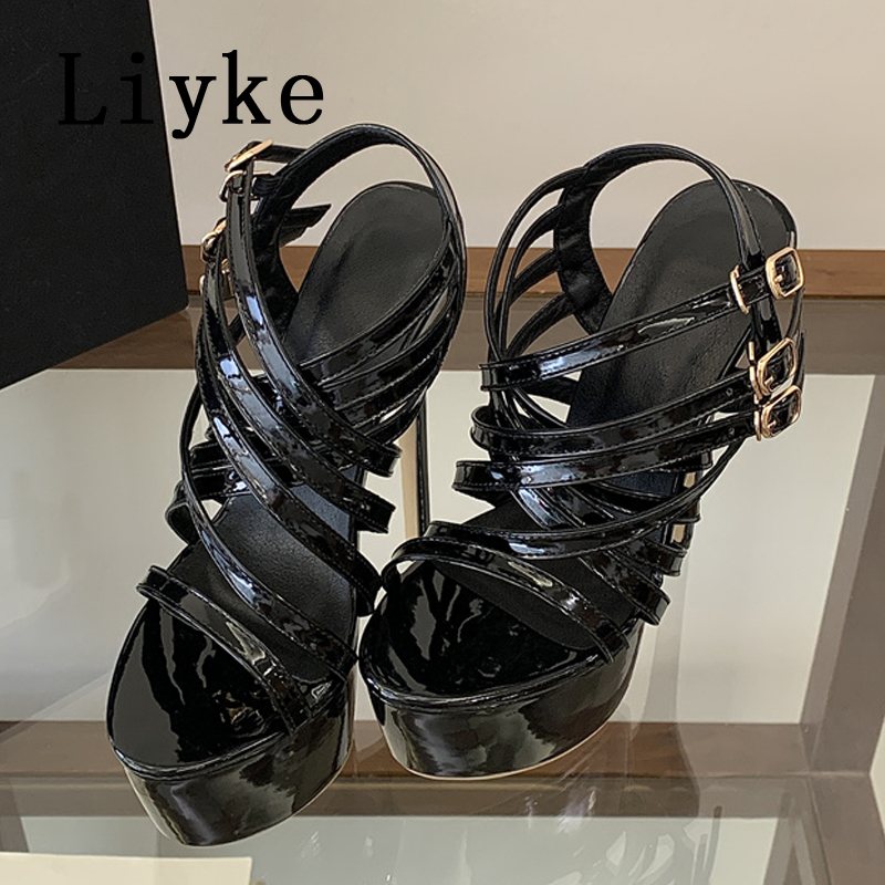 Liyke Summer 17CM Super High H - Street Fashion Ladies ulasan dan harga