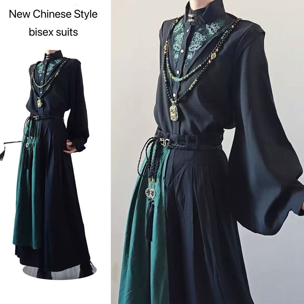 New Chinese Style Bisex Suits  - Street Fashion Outfit For Men ulasan dan harga