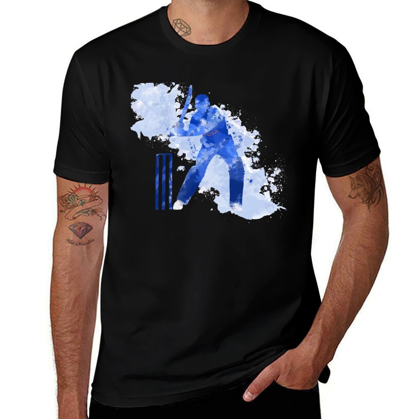 INDIA CRICKET - BATSMAN waterc - Street Fashion India ulasan dan harga