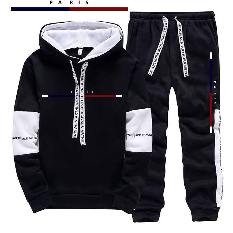 Paris Fashion Printed Men's Se - Street Fashion Outfit For Men ulasan dan harga