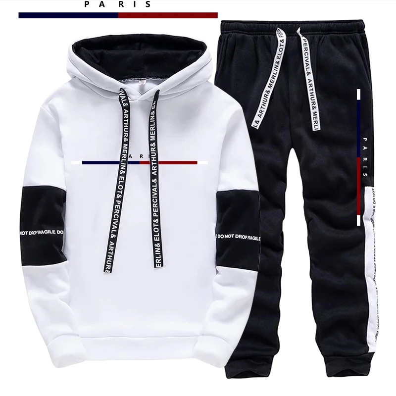 Paris Fashion Printed Men's Se - Street Fashion Outfit For Men ulasan dan harga